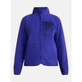 thumbnail image 6 of Ozark Trail Women's and Women's Plus Fleece Zip Up Jacket, Sizes XS-3X, 6 of 6