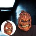 thumbnail image 2 of Terrorífico Y Realista Casco De Calabaza De Halloween De Látex Con Cara Aterradora, Perfecto Para Celebraciones Espeluznantes, 2 of 8