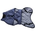 thumbnail image 3 of Chaqueta de invierno para perros cálido y grueso reflectante otoño abrigo de invierno para perros medianos grandes azul oscuro 5XL, 3 of 5