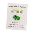 thumbnail image 6 of You're Turtley Awesome Pocket Turtle Hug With Card,You're Turtley Awesome Animal Pun Thank You Note Cards Greeting Card for Coworkers Appreciation Pocket Favors, 6 of 9