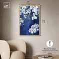 thumbnail image 5 of Flowers in Blues Canvas Print Summer Art Prints by Art Remedy, Gold Frame, 24 x 36, 5 of 7