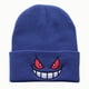 thumbnail image 1 of Gorro de punto con bordado de ojos rojos y boca grande de dibujos animados, gorro cálido de lana para otoño e invierno., 1 of 6