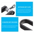 thumbnail image 2 of WORGEOUS Practical Key Holder Key Carrying Clip Outdoor Key Holding Too Key Clamp, 2 of 8