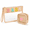 Baby Beige, variant on DAKIMOE Clear Makeup Bags Set for Daughter Mom Women Teacher Travel Toiletry Bags Cosmetic Bag Birthday Graduation Gift for Teen Waterproof Beige Travel