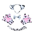 thumbnail image 1 of 4x Serre-Tête Animal Ensemble de Costumes d'Animaux pour Anniversaire Spectacle de Scène Pâques Enfant Vache, 1 of 10