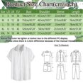 thumbnail image 3 of BOBOGOJP Chemises Décontractées à Manches Courtes Chemise Classique Tissée Douce, Noir M, 3 of 5