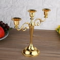 thumbnail image 1 of Durable Candle Holder, 3 Arms Candlestick, Home Decoration For Wedding/Dinning/Party Table, 1 of 8