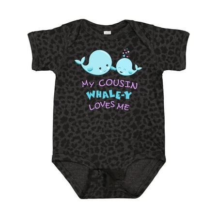 

Inktastic My Cousin Whale-y Loves Me Gift Baby Boy or Baby Girl Bodysuit