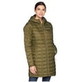 thumbnail image 4 of Columbia Womens McKay Lake Long Hooded Down Jacket with Pockets (XS, Olive), 4 of 6