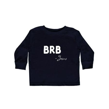 

Inktastic Easter BRB Jesus Gift Toddler Boy or Toddler Girl Long Sleeve T-Shirt