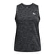 thumbnail image 2 of Camiseta sin mangas Under Armour Tech Twist para mujer, color negro/blanco, talla XL, 2 of 3