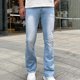 thumbnail image 1 of Puntoco Pantalones casuales largos para hombre, pantalones deportivos con bolsillos, sólidos, con botones y cremallera a la moda para hombre, 1 of 5