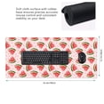 thumbnail image 3 of Disketp Hand Drawn Watermelon Gaming Mouse Mat Long Extended Mouse Pad Desk Mat Non-Slip Rubber Mice Pads Stitched Edges(315.5 x 16 x 0.12 Inches), 3 of 8