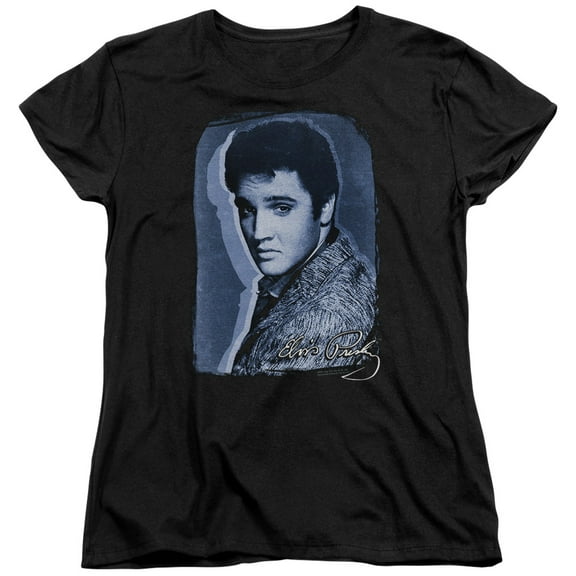 Elvis Presley - Overlay - Women's Short Sleeve Shirt - Large