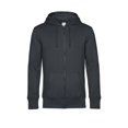 thumbnail image 1 of B&C - Sudadera con Cremallera para Hombre (Asfalto) B&C UTRW7936_asphalt, 1 of 2