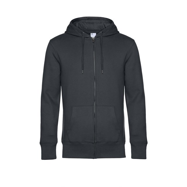 B&C - Sudadera con Cremallera para Hombre (Asfalto) B&C UTRW7936_asphalt