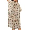 thumbnail image 5 of FKELYI Kentucky Horse Racing Cowboy Print Womens Bikini Cover Up for Summer Open Front Cardigan Beach Cover Ups Comfy Beach Kimono Beachwear Ladies Cruise Outfits Resort Wear, 5 of 6