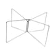 thumbnail image 1 of Soporte enfriador plegable de acero inoxidable, práctico y estable, soporte para caja de hielo, estante para maleta para el hogar, senderismo, Camping Sin bolsa de almacenamiento, 1 of 7