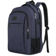 thumbnail image 1 of Mochila para laptop con puerto de carga USB, elegante mochila de viaje MATEIN Para Laptop 15.6 Pulg Puerto Carga Usb -azul, 1 of 4