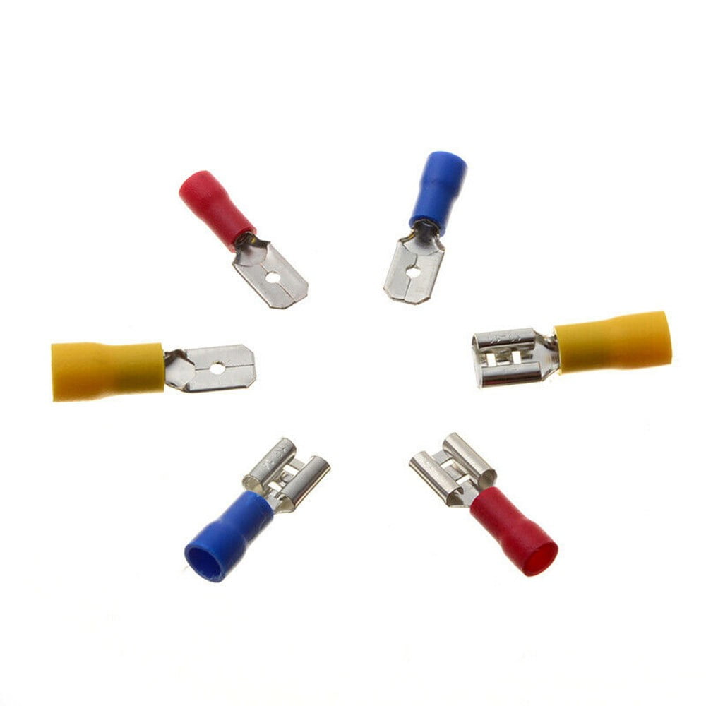 280Pcs Assorted Crimp Spade Terminal Insulated Electrical Wire Connector Kit Set