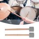 thumbnail image 3 of 2 UNIDS Mazo de Tambor de Espuma de Bajo Mango de Roble Cabeza de Espuma EVA Antideslizante Accesorios para Instrumentos de Percusión, 3 of 8
