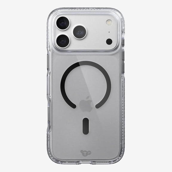 Tech21 Evo Crystal Case with MagSafe for iPhone 17/18 Pro Max 6.9" Clear Black - T21-11699