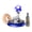 Blue, variant on Solar Powered Rotating Soccer Ball Car Diffuser - Instant Fresh Scent 360°Aromatherapy Diffuser - Football Decor for Dashboard Personalized Car Ornament & Air Purifier - Color C