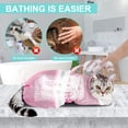 thumbnail image 4 of Cat Bathing Bag - Adjustable Cat Washing Net Anti-bite & Anti-Scratch Cat Shower Restraint Bag, Breathable Mesh Cat Grooming Bag for Bath, Nail Trimming & Injection, 4 of 7
