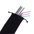 thumbnail image 6 of BLEEUS Portable Drinking Straws Storage Bag Straw Velvet Storage Bag For Picnic Camping Home Supplies, 6 of 6