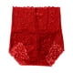 thumbnail image 3 of Gibobby Bragas elásticas para mujer Ropa interior moldeadora cuerpo encaje cintura alta sexy y moda para mujer （Rojo， L), 3 of 4