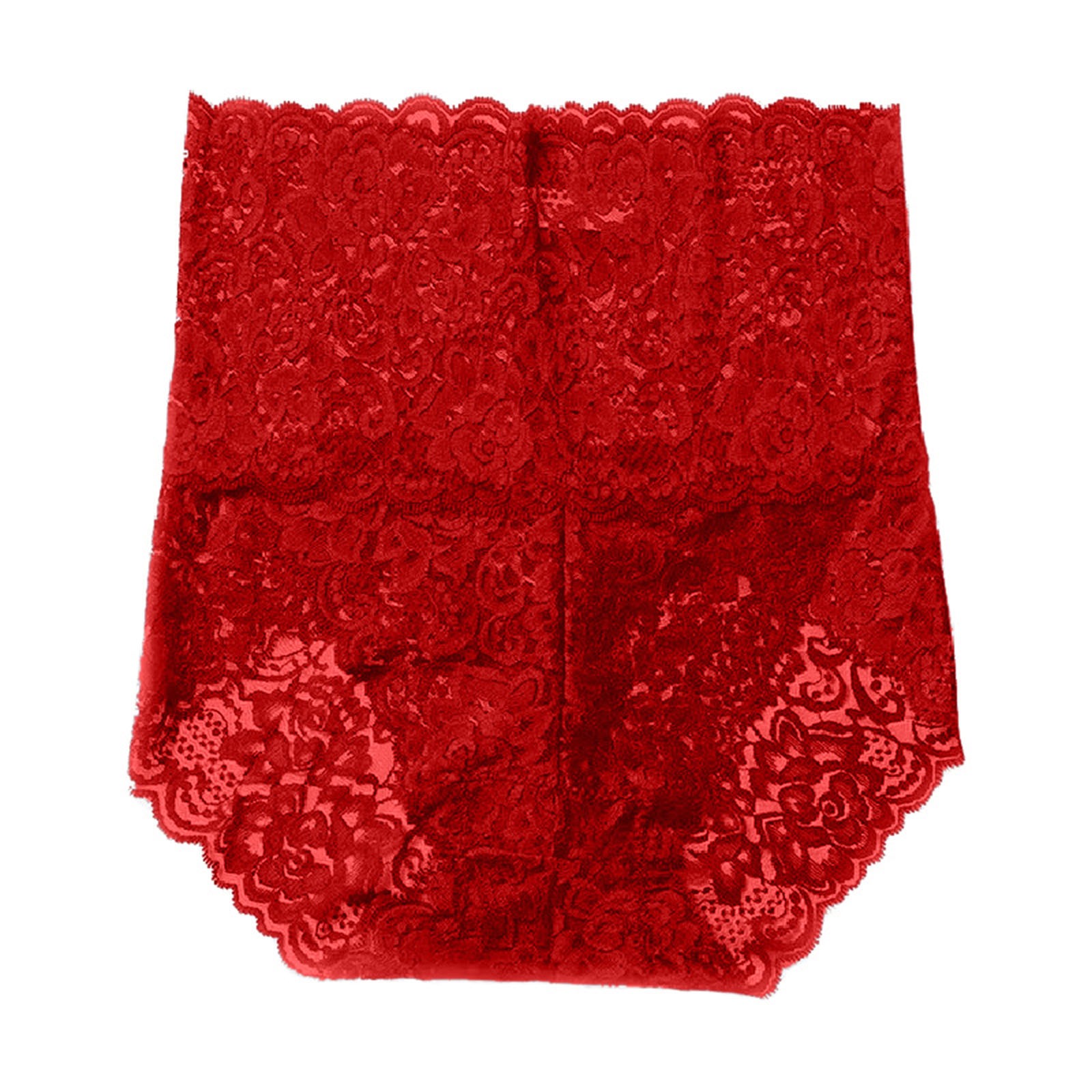 Ierhent Underwear Women Packs Briefs Womens Microfiber Lace Hipster(Red ...