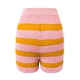 thumbnail image 5 of WILLBEST Pantalons pour Femmes Ensemble de Chandail Rayé Surdimensionné Pyjamas Assortis Haut à Manches Longues et Short, 5 of 5