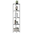 thumbnail image 7 of 5 Tier Corner Shelf Stand,Industrial 65" Corner Shelves Display Shelf for Living Room Decor,Wall Corner Bookshelf Multi Unit Organizer,Tall Shelf Plant Stand for Bedroom,Bathroom,Small Space, 7 of 7