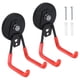 thumbnail image 1 of Uxcell 2-Pack Ganchos Magnéticos Fuertes para Garaje, Ganchos de Almacenamiento con Recubrimiento de Goma Antideslizante [Negro], 1 of 1