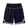 thumbnail image 4 of Maqroz Mens Basketball Shorts Athletic Gym Training Shorts with Pockets Striped Elastic Waist Drawstring Sportswear Running Workout Active Summer Casual Short Pants, 4 of 6