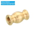 thumbnail image 4 of Acoplamiento de tubo de lámpara de latón con rosca M10 de Uxcell 17x30mm, acoplador de varilla de lámpara, accesorio de luz, paquete de 2, 4 of 5