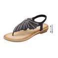 thumbnail image 5 of asdoklhq Womens Espadrilles,Summer Women's Ladies Crystal Butterfly Flip Flops Sandals Casual Shoes, 5 of 7