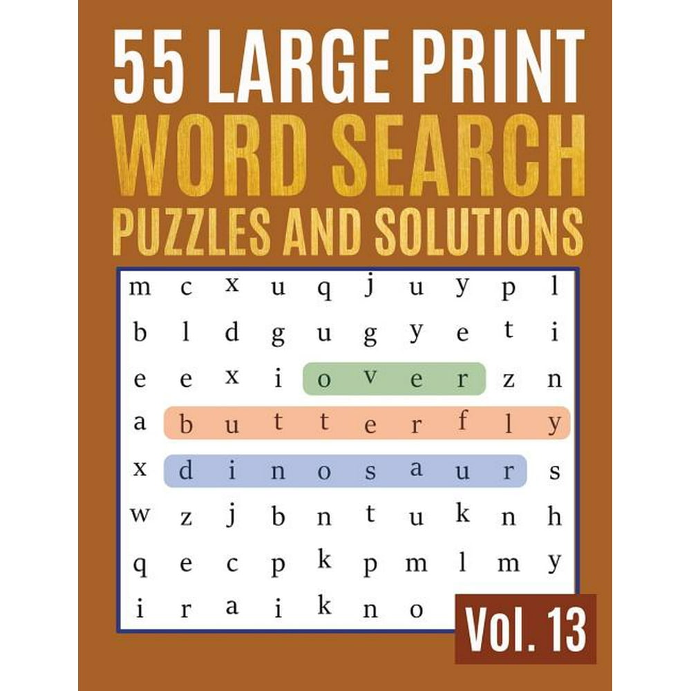 find words for adults seniors 55 large print word search puzzles and