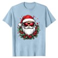 thumbnail image 2 of Tops para hombre, blusas y camisas de manga corta con cuello redondo para hombre, camiseta informal con cuello redondo y estampado para hombre, blusa de manga corta, blusa de poliéster para hombre, 2 of 4