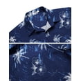thumbnail image 3 of COOFANDY Summer Beach Shirts for Men Floral Button Down Shirt Hawaiian Shirt for Men Short Sleeve, 3 of 6