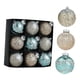 thumbnail image 3 of 9 Adornos Navideños de Bolas Brillantes, Irrompibles, de 8 cm, para Decoración Colgante Navideña, Ideales para Fiestas, Bodas y Reuniones Familiares. Azul plateado, 3 of 7