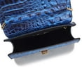 thumbnail image 5 of MKF Collection Mae Women Mini Fashion Crossbody Bag, Stylish Faux Crocodile-Embossed Top Handle by Mia K - Royal Blue, 5 of 6