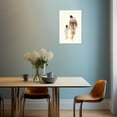 thumbnail image 3 of ZHONGYUTONG Jesus Canvas Wall Art God and Girl Back View Pictures Prints Christian Spiritual Poster Watercolor Artwork for Prayer Room Living Room Framed (12.00" x 18.00"), 3 of 5