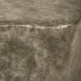 thumbnail image 2 of Zentique 16.75" Gray and White Distressed Finish Upholstered Twisted Pentagon Stool, 2 of 2