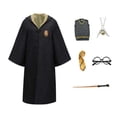 thumbnail image 1 of Capa de Halloween para niños y adultos, bufanda Slytherin Ravenclaw, bata Hufflepuff, disfraz de Harry Potter para Cosplay, 1 of 4