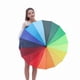 thumbnail image 3 of Rainbow Automatic Long Handle Umbrella with 16 Ribs and UPF 30+ UV Protection, 3 of 5