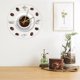 thumbnail image 3 of Reloj de pared con diseño moderno de granos de café, reloj de pared con decoración de cafetería, reloj de pared con taza de café A, 3 of 5