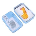 thumbnail image 3 of Tarjetas de rompecabezas de entrenamiento de aprendizaje cognitivo preescolar, juguete educativo para bebés con caja de hierro, animales YUNYI BRAND Deportes, 3 of 8