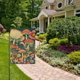 thumbnail image 2 of Yayeee Garden Flag 12" x 18" Double Sided Outdoor Yard Lawn Holiday Decorations, Floral Mushroom, 2 of 6