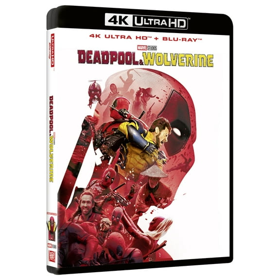 Deadpool & Wolverine - 4K (Bd 4K + Bd Hd) (4K Ultra HD) Ryan Reynolds Hugh Jackman Emma Corrin